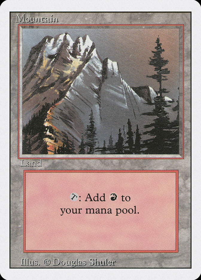 Mountain (Snow Top / Highest Point on Left) [Revised Edition] | Good Games Morley