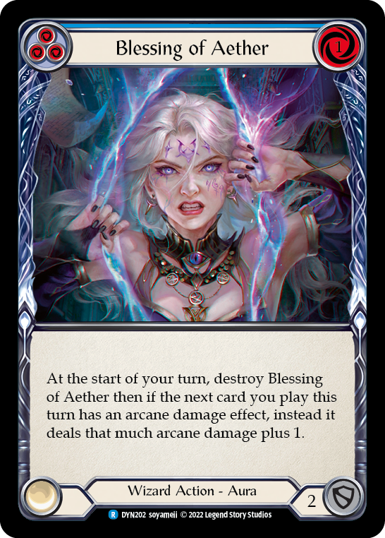 Blessing of Aether (Blue) [DYN202] (Dynasty) | Good Games Morley