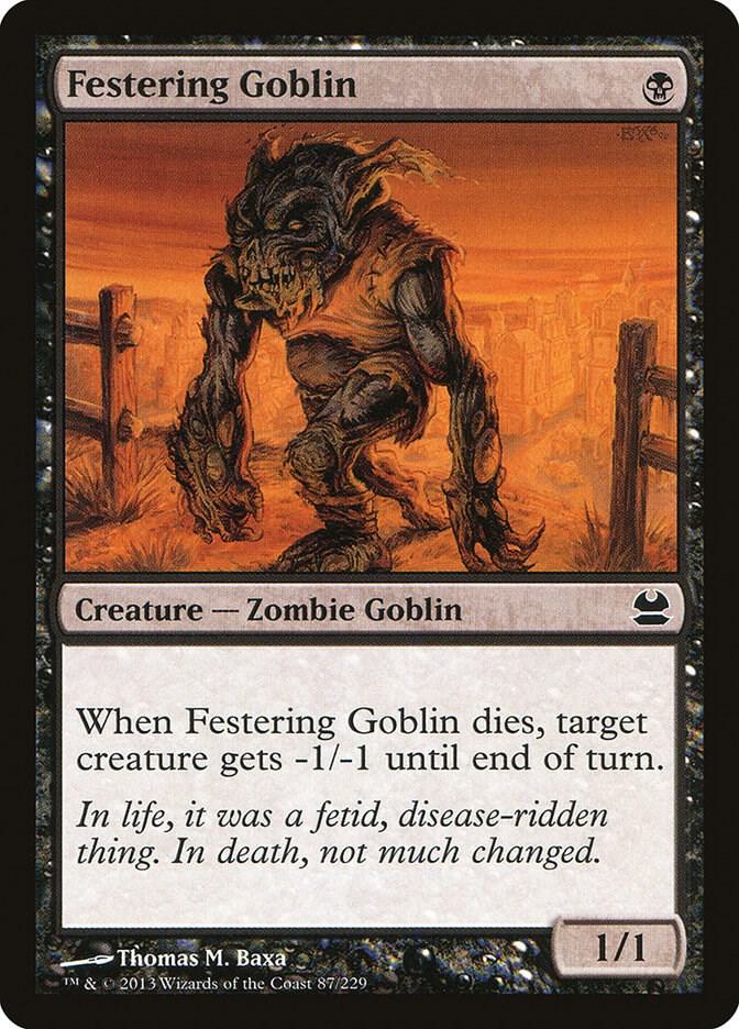 Festering Goblin 87/229 (Modern Masters)  - Foil | Good Games Morley