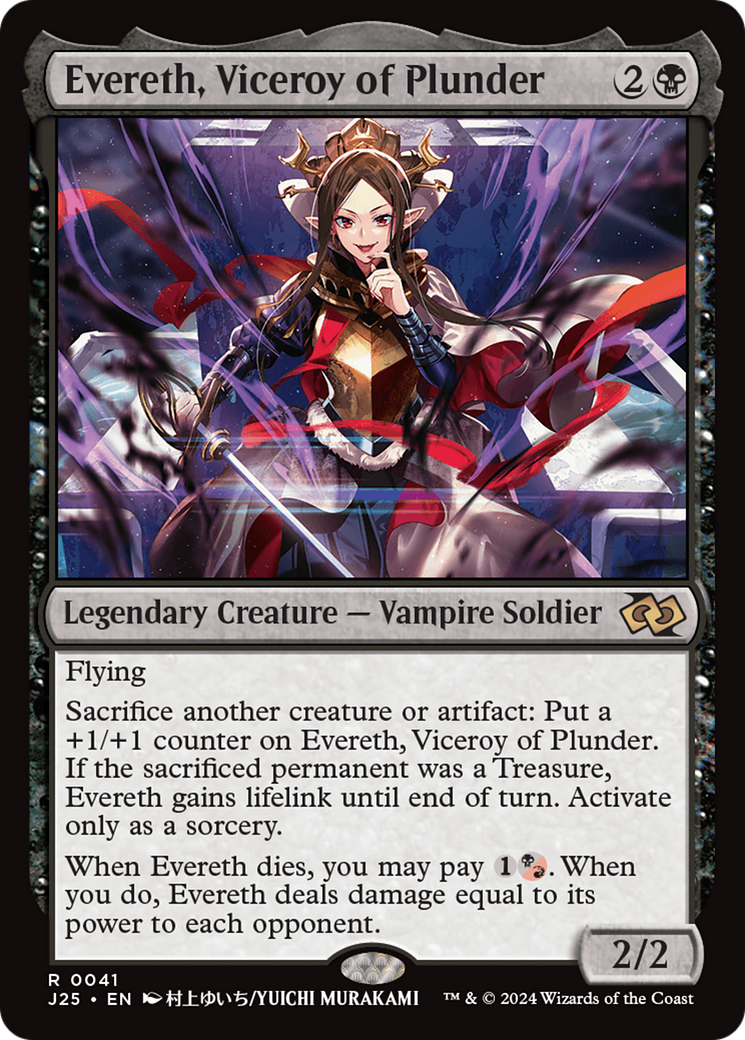 Evereth, Viceroy of Plunder (Anime) [Foundations Jumpstart] | Good Games Morley