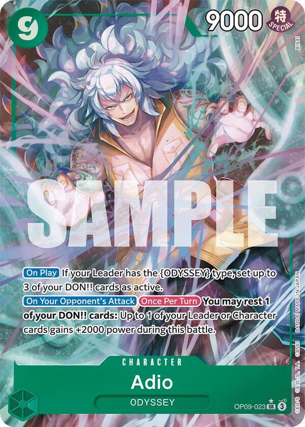 Adio OP09-023 (Emperors in the New World)  - Alternate Art Foil | Good Games Morley