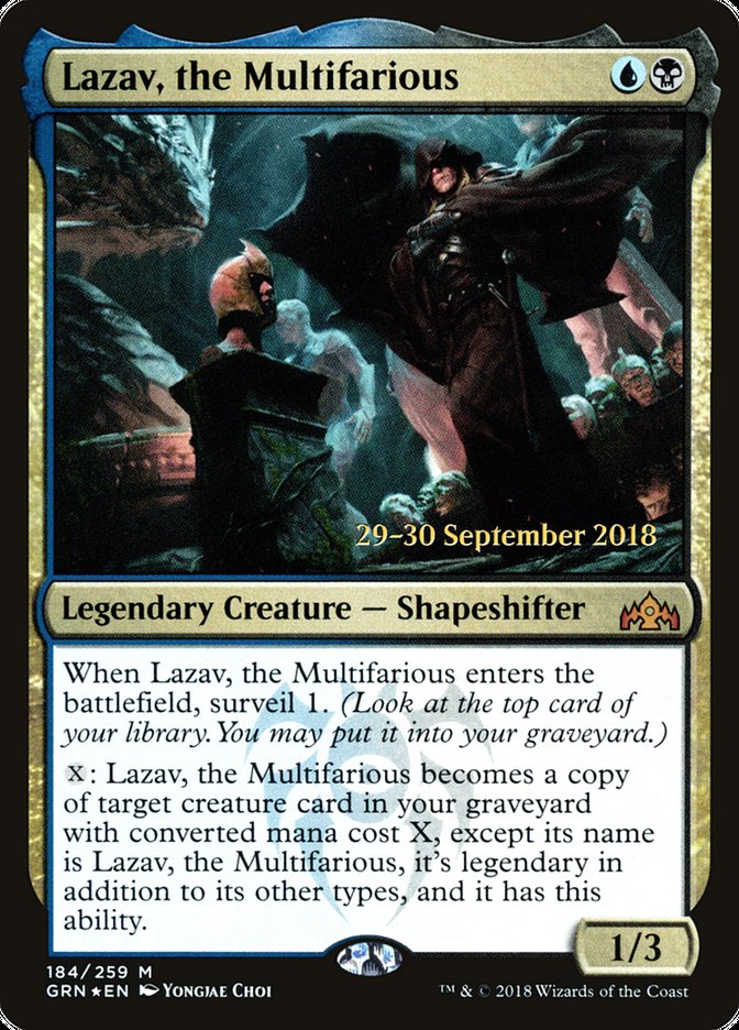 Lazav, the Multifarious [Guilds of Ravnica Prerelease Promos] | Good Games Morley