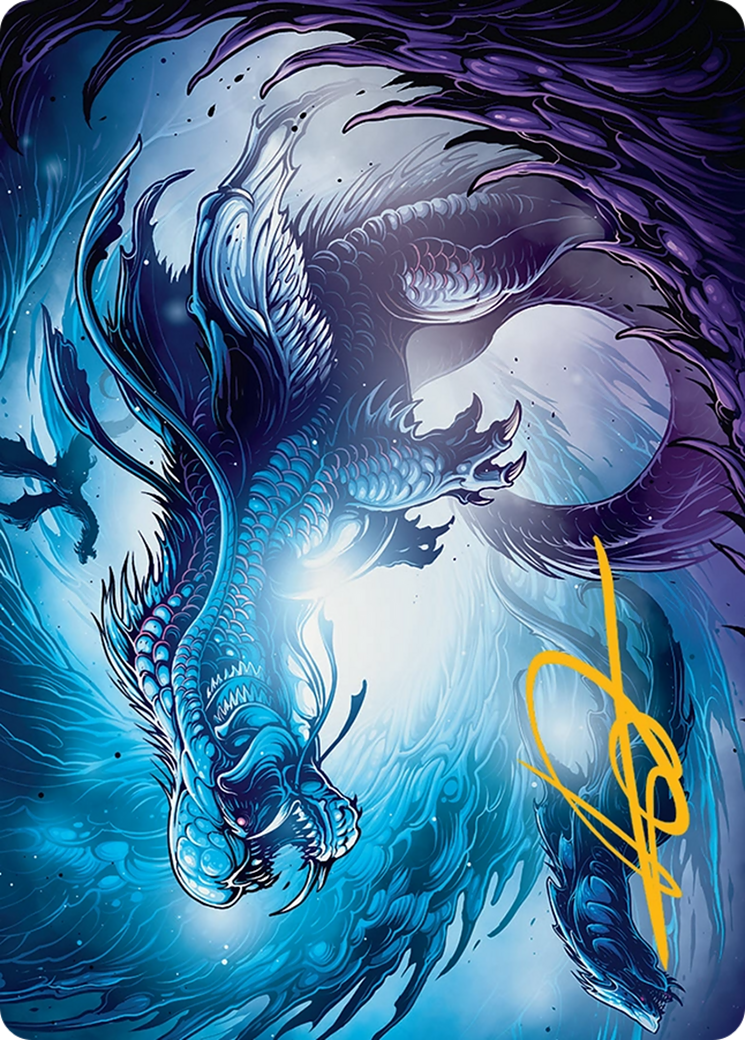 Roiling Dragonstorm Art Card (33/54) [Tarkir: Dragonstorm Art Series] | Good Games Morley