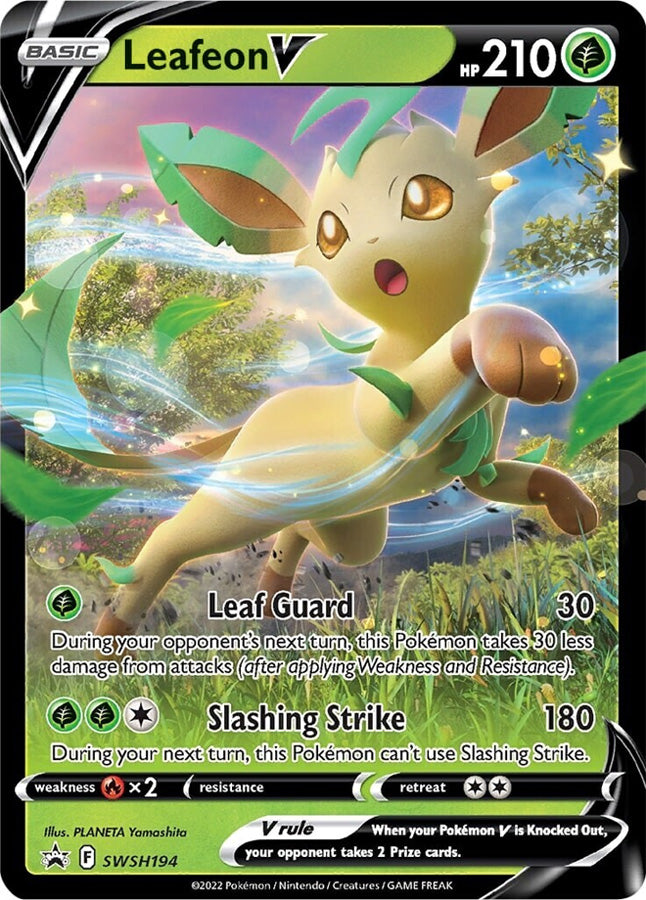 Leafeon V (SWSH194) [Sword & Shield: Black Star Promos] | Good Games Morley