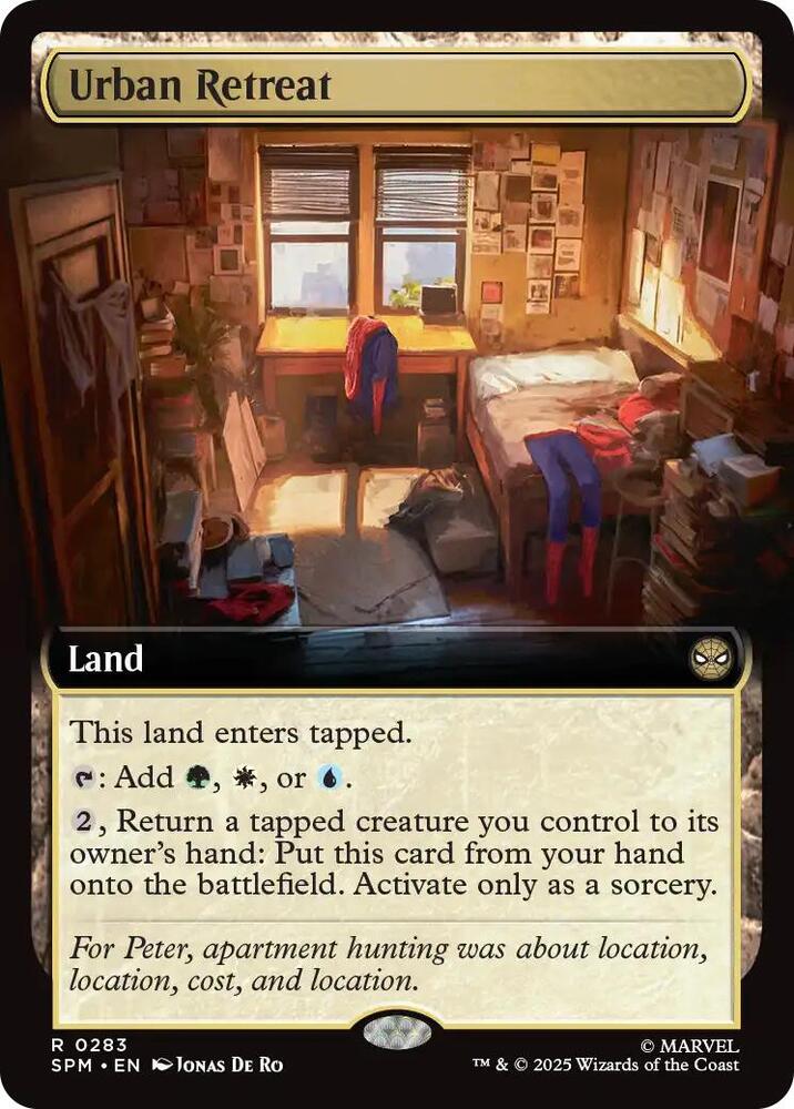 Urban Retreat  283 (Marvel's Spider-Man)  - Extended Art Foil | Good Games Morley