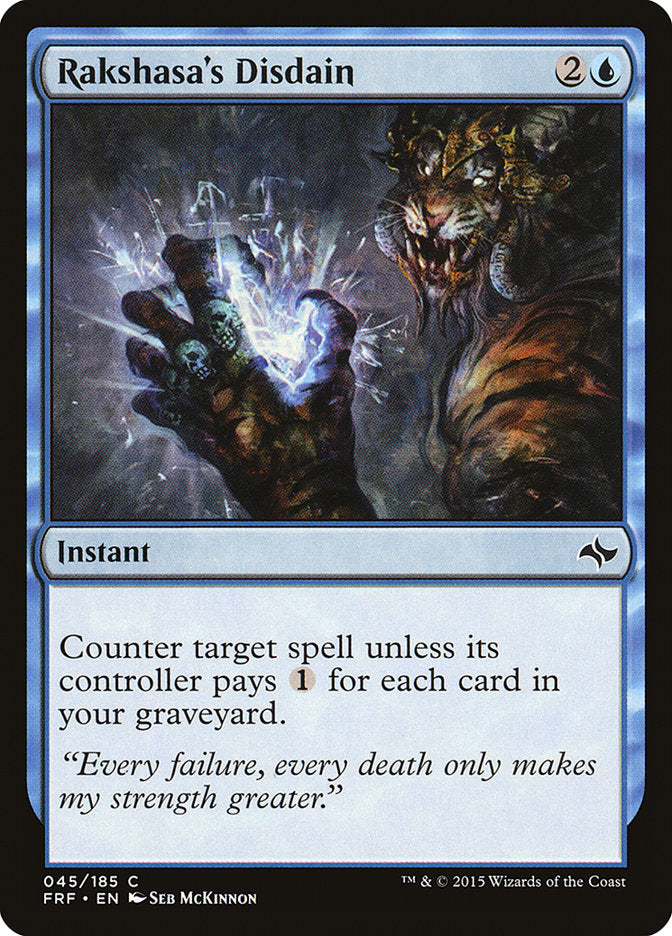 Rakshasa's Disdain 45/185 (Fate Reforged)  | Good Games Morley