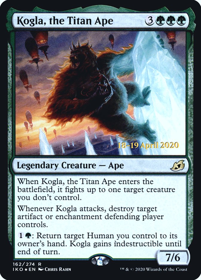 Kogla, the Titan Ape [Ikoria: Lair of Behemoths Prerelease Promos] | Good Games Morley