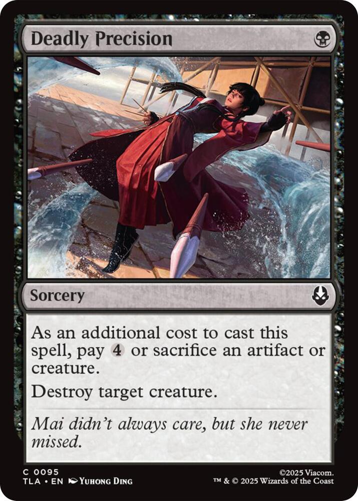 Deadly Precision 95 (Avatar: The Last Airbender)  - Foil | Good Games Morley
