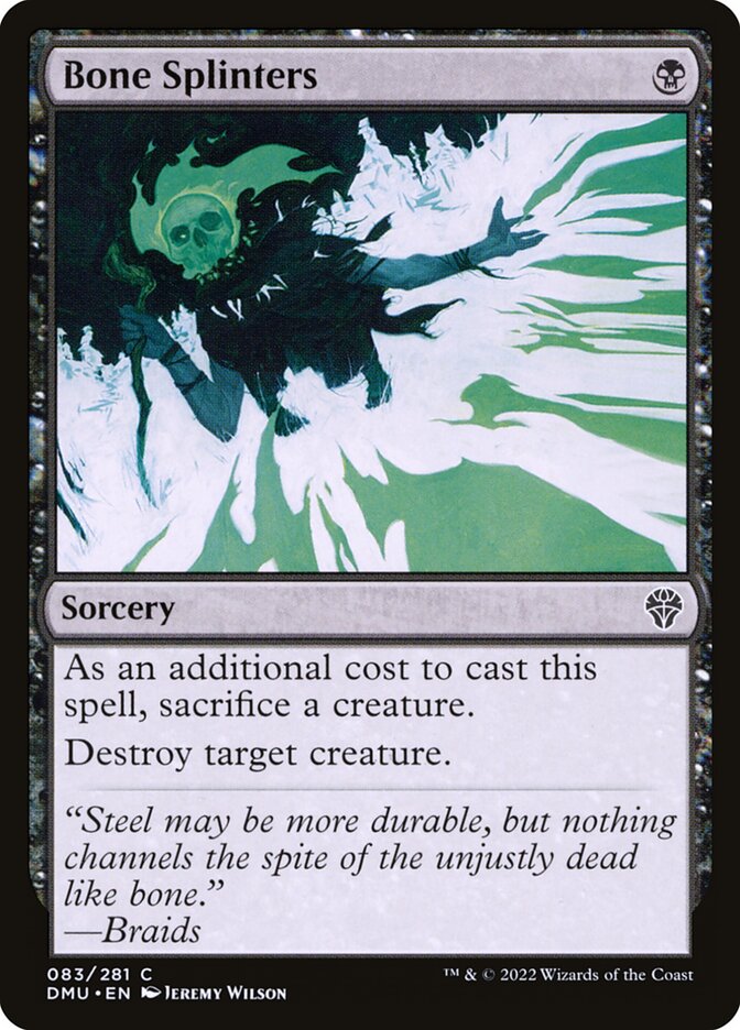 Bone Splinters 83/281 (Dominaria United)  | Good Games Morley