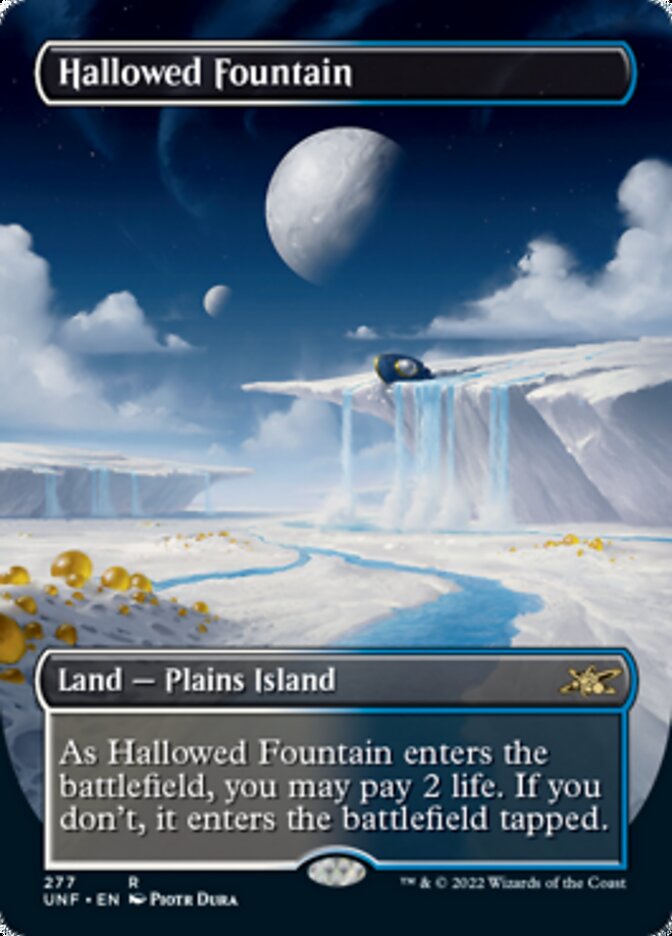 Hallowed Fountain (Borderless) [Unfinity] | Good Games Morley