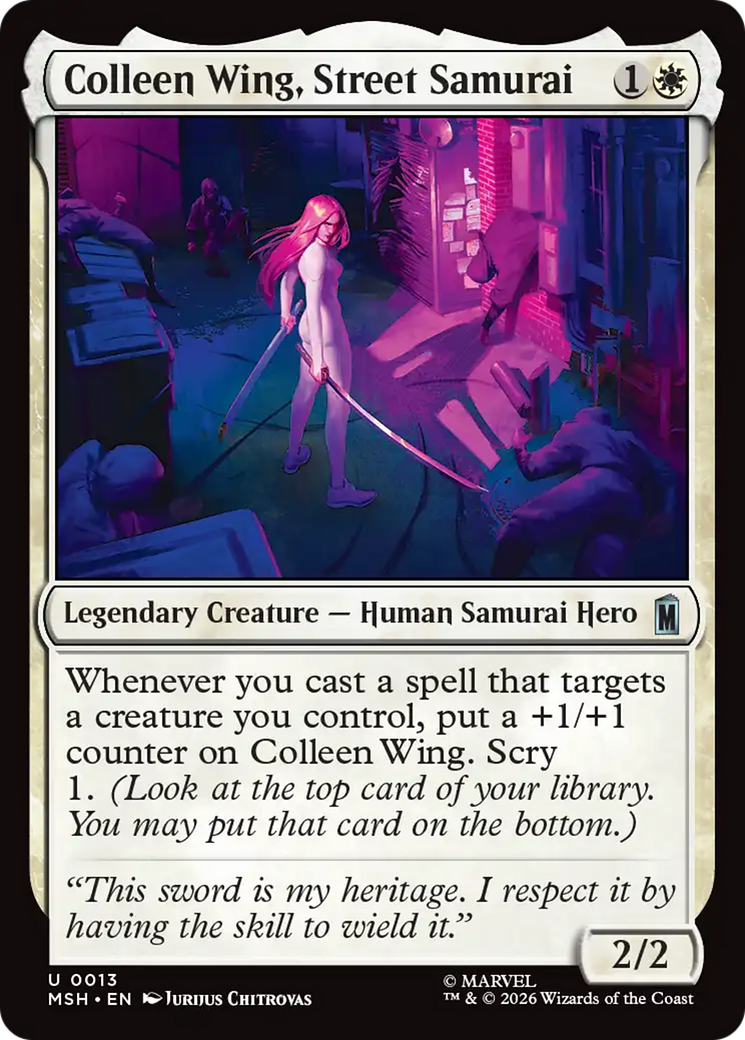 Colleen Wing, Street Samurai [Marvel Super Heroes] | Good Games Morley