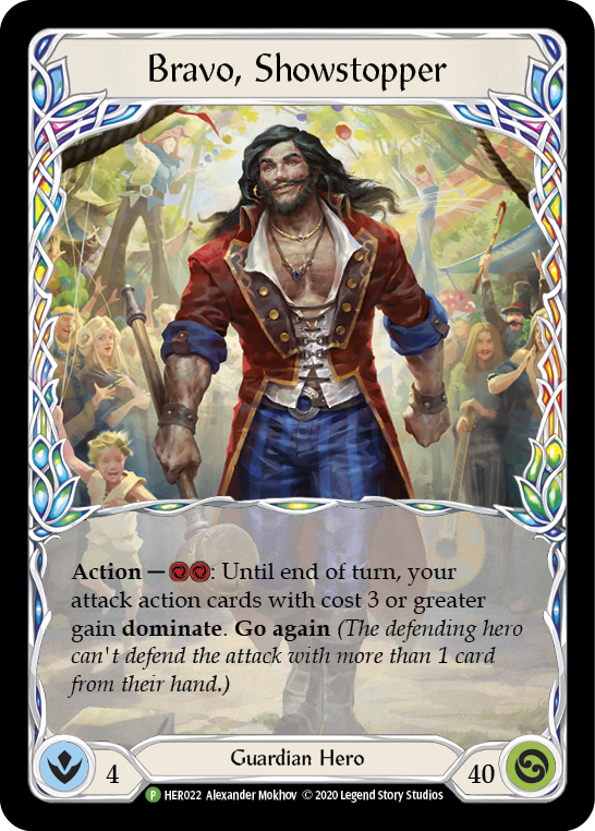 Bravo, Showstopper [HER022] (Promo)  1st Edition Rainbow Foil | Good Games Morley