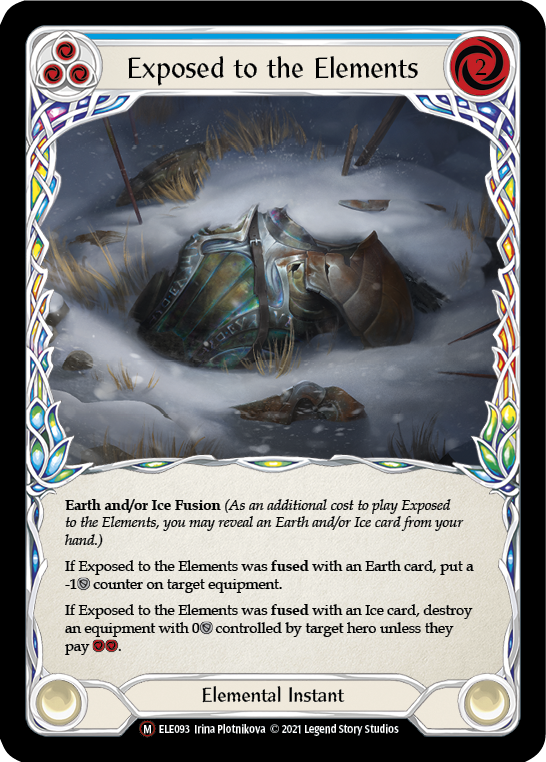 Exposed to the Elements [U-ELE093] (Tales of Aria Unlimited)  Unlimited Rainbow Foil | Good Games Morley