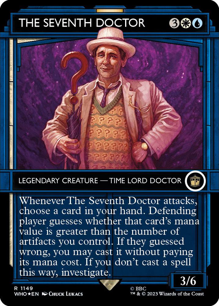 The Seventh Doctor 1149/331 (Universes Beyond: Doctor Who)  - Showcase Surge Foil | Good Games Morley