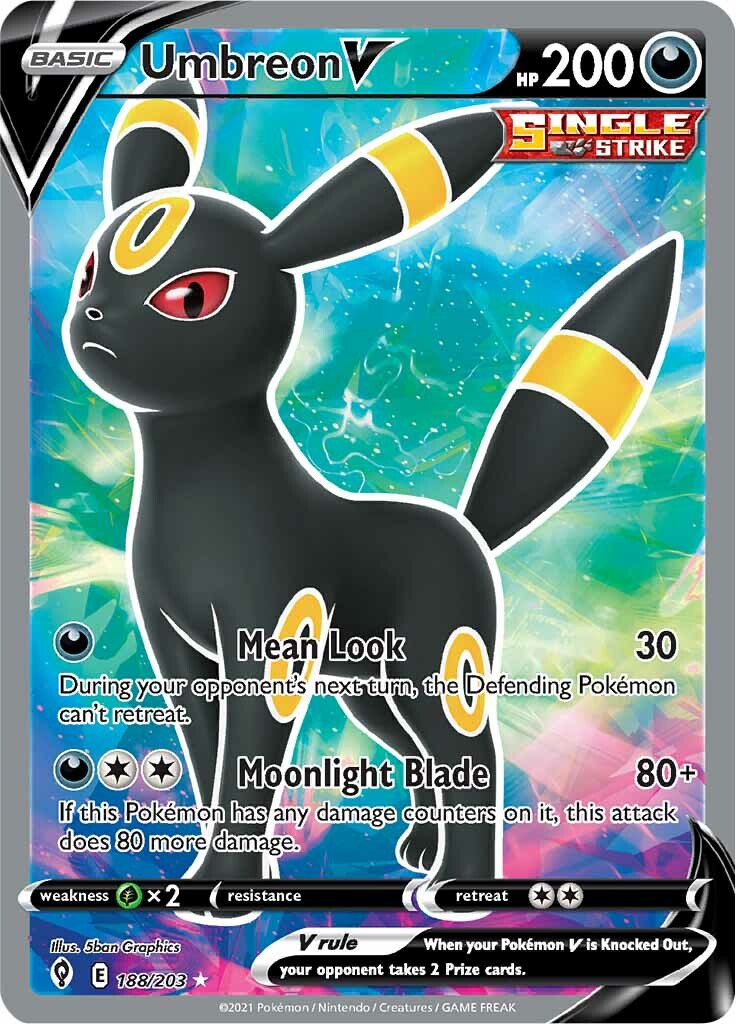 Umbreon V (188/203) [Sword & Shield: Evolving Skies] | Good Games Morley