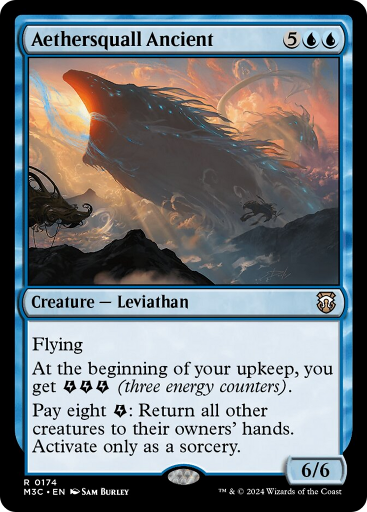 Aethersquall Ancient (Ripple Foil) [Modern Horizons 3 Commander] | Good Games Morley