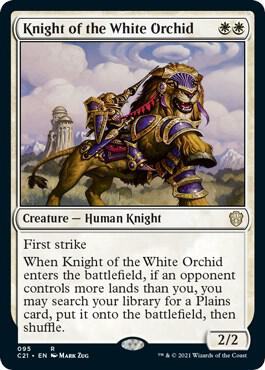 Knight of the White Orchid 95 (Commander 2021)  | Good Games Morley