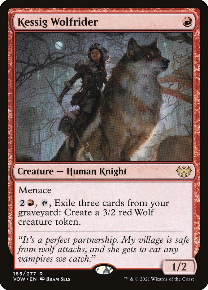 Kessig Wolfrider 165/277 (Innistrad: Crimson Vow)  | Good Games Morley