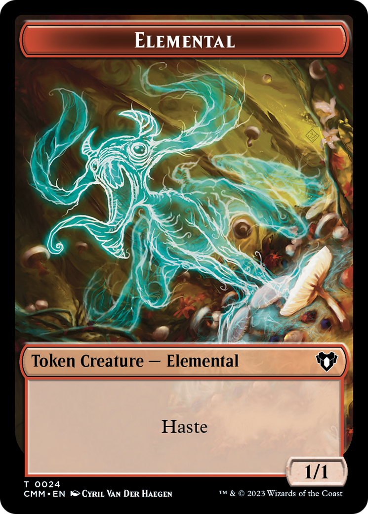 Elemental Token (24) [Commander Masters Tokens] | Good Games Morley