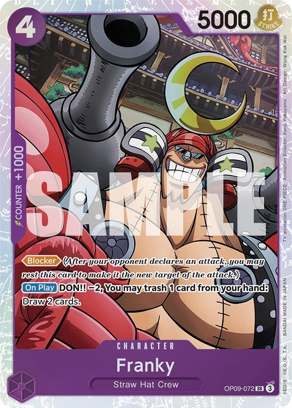 Franky OP09-072 (Emperors in the New World)  - Foil | Good Games Morley