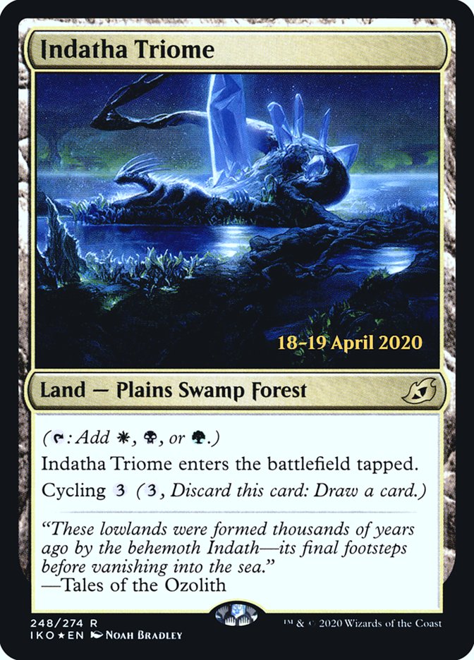 Indatha Triome [Ikoria: Lair of Behemoths Prerelease Promos] | Good Games Morley