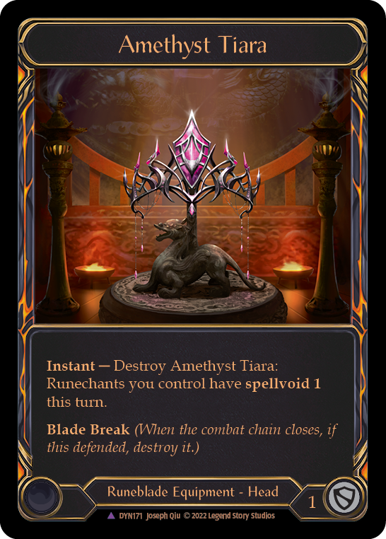 Amethyst Tiara (Marvel) [DYN171] (Dynasty)  Cold Foil | Good Games Morley
