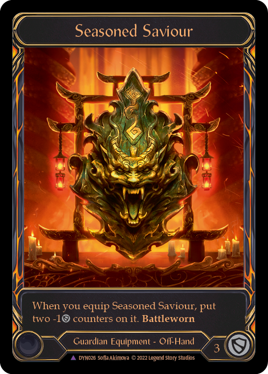 Seasoned Saviour (Marvel) [DYN026] (Dynasty)  Cold Foil | Good Games Morley