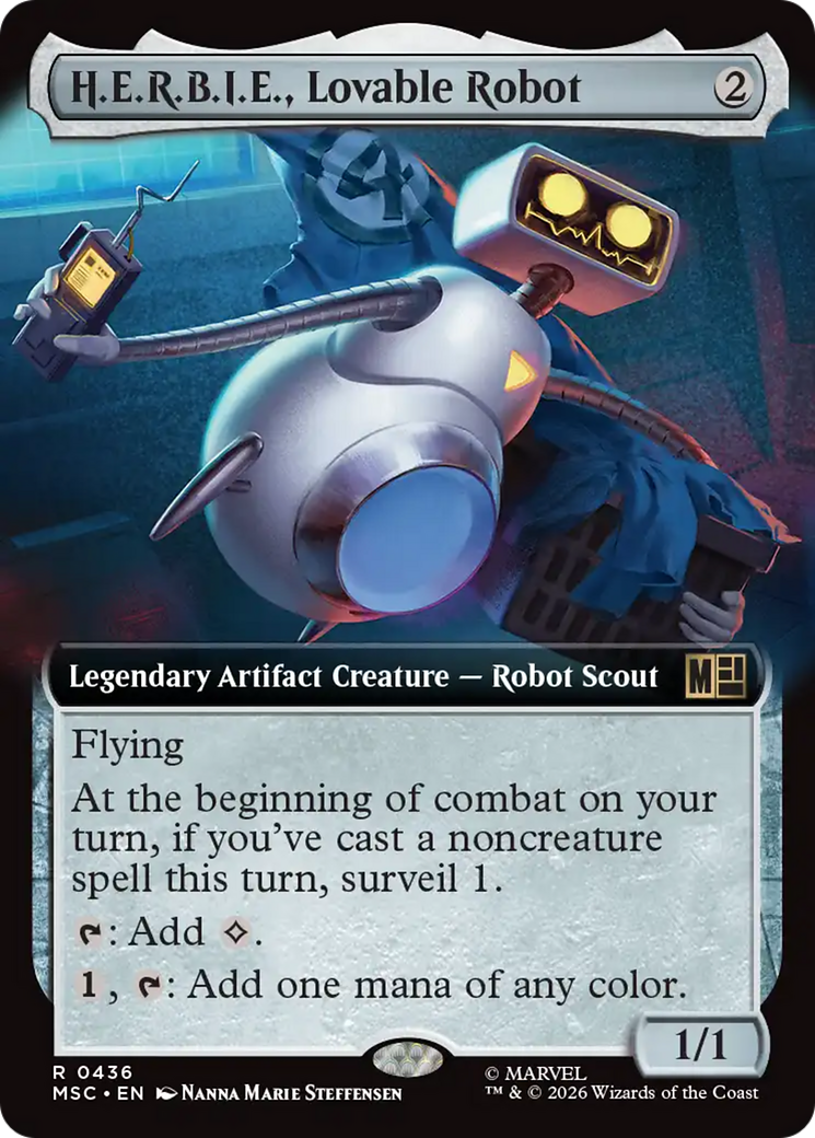 H.E.R.B.I.E., Lovable Robot (Extended Art) [Marvel Super Heroes Commander] | Good Games Morley