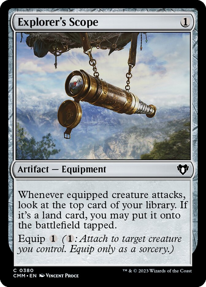 Explorer's Scope 380/451 (Commander Masters)  | Good Games Morley