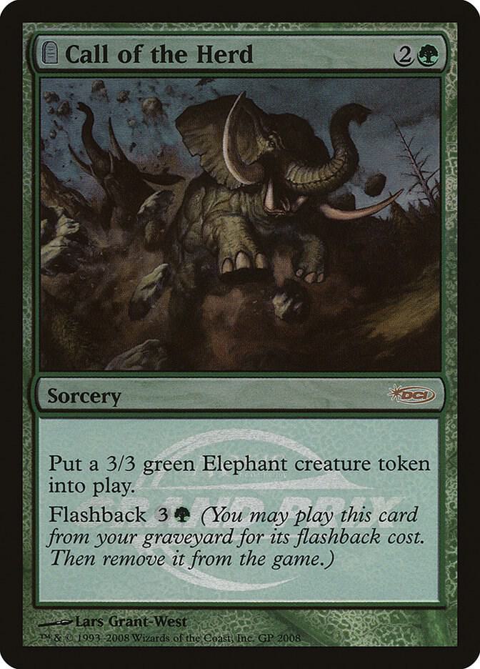 Call of the Herd GP2008 (Grand Prix Promos)  - Foil | Good Games Morley