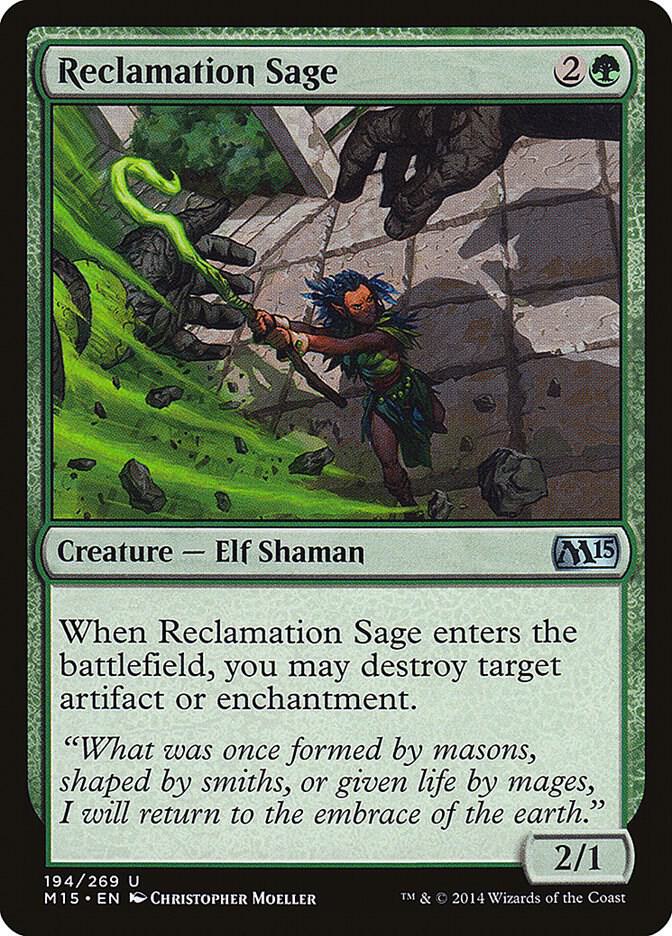 Reclamation Sage 194/269 (Magic 2015 (M15))  - Foil | Good Games Morley
