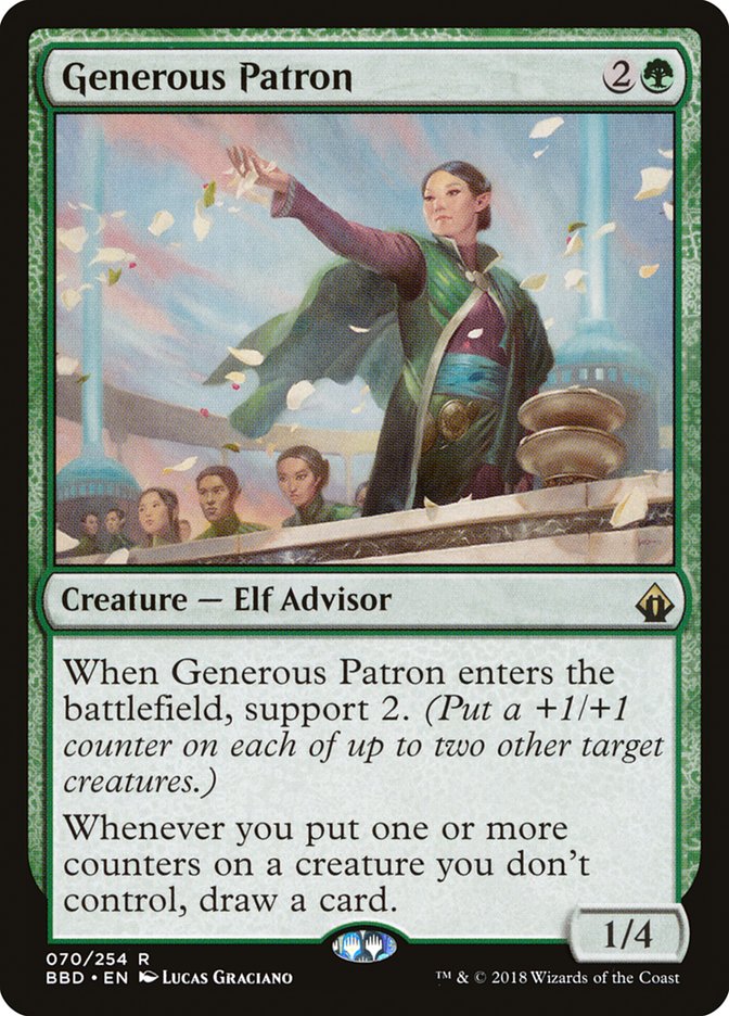 Generous Patron 70/254 (Battlebond)  | Good Games Morley
