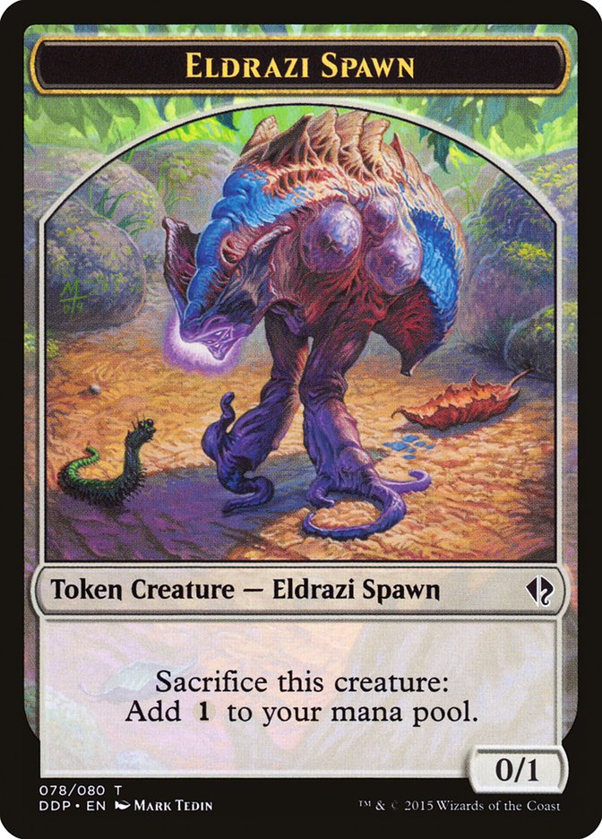 Eldrazi Spawn Token (078/080) [Duel Decks: Zendikar vs. Eldrazi] | Good Games Morley