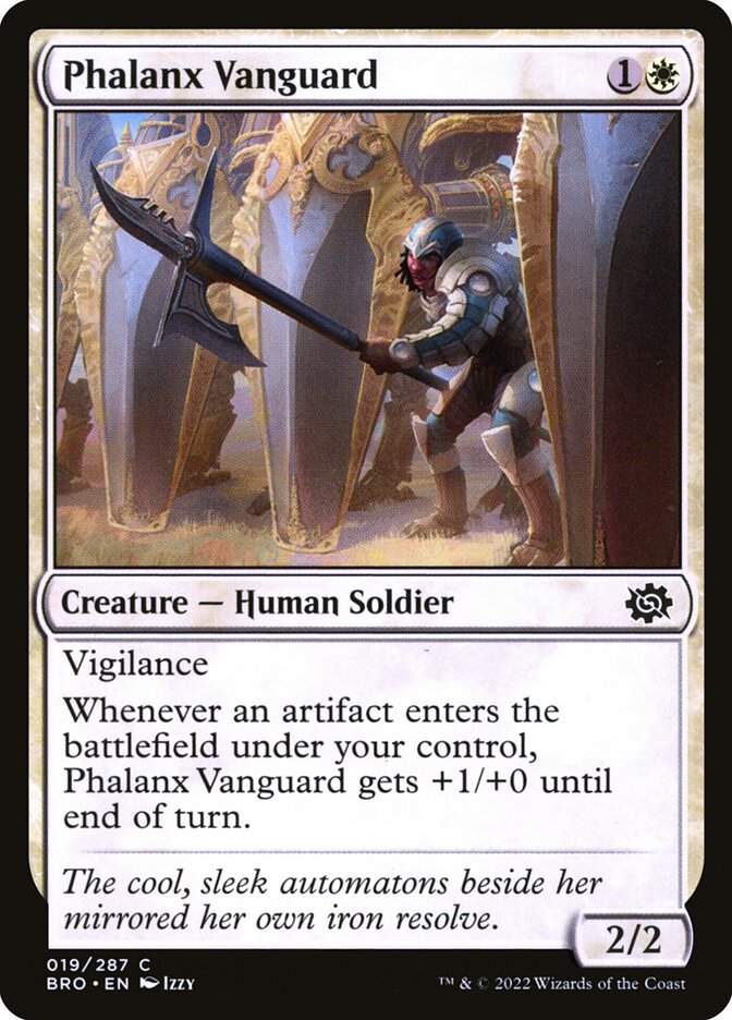 Phalanx Vanguard 19/287 (The Brothers' War)  - Foil | Good Games Morley