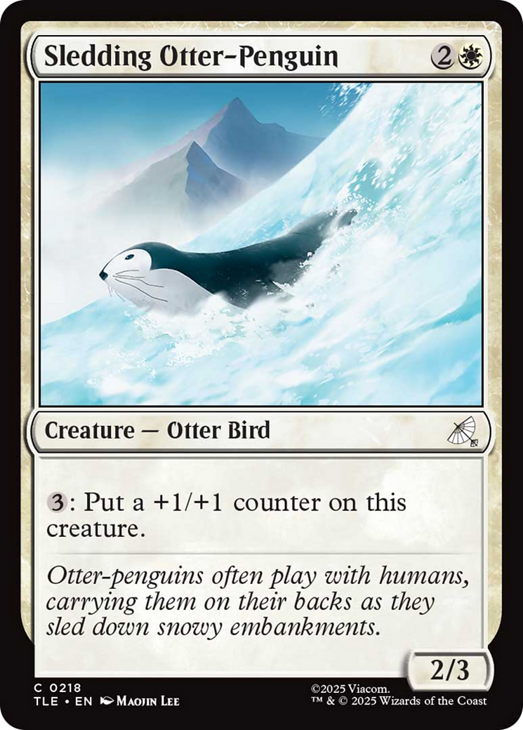 Sledding Otter-Penguin [Avatar: The Last Airbender: Eternal-Legal] | Good Games Morley