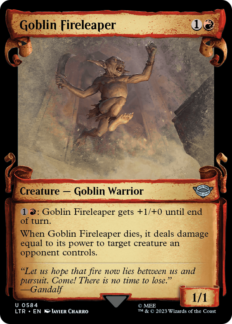 Goblin Fireleaper [The Lord of the Rings: Tales of Middle-Earth Showcase Scrolls] | Good Games Morley