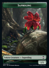 Beast // Saproling Double-Sided Token [Streets of New Capenna Commander Tokens] | Good Games Morley
