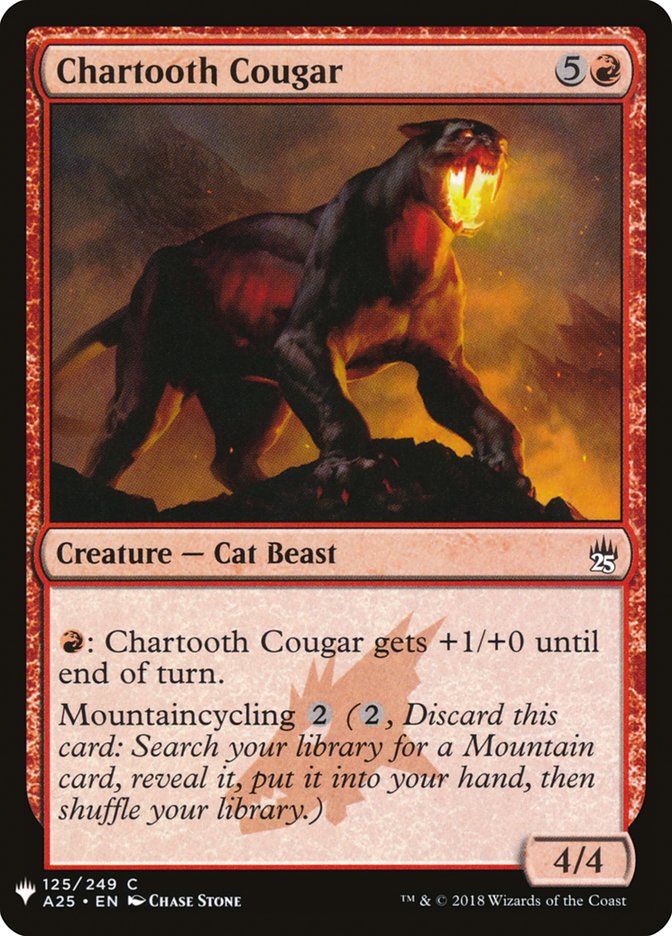 Chartooth Cougar [Mystery Booster] | Good Games Morley