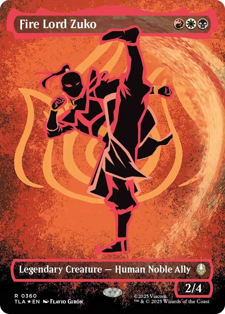 Fire Lord Zuko (Borderless Battle Pose) [Avatar: The Last Airbender] | Good Games Morley
