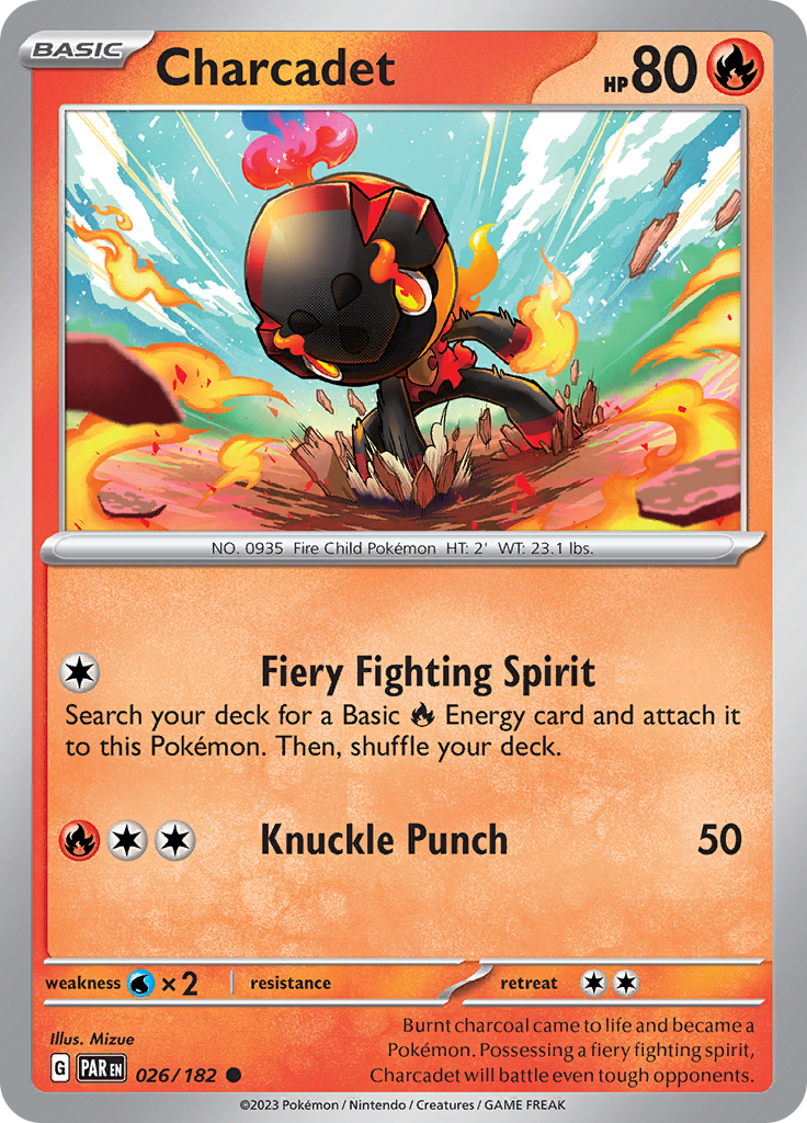Charcadet (026/182) [Scarlet & Violet: Paradox Rift] | Good Games Morley