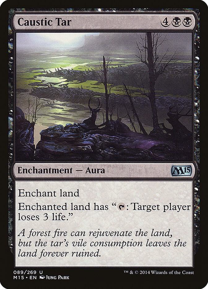 Caustic Tar 89/269 (Magic 2015 (M15))  | Good Games Morley