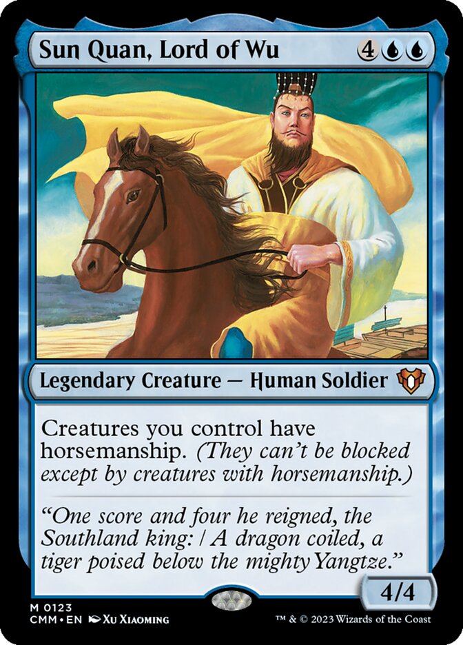 Sun Quan, Lord of Wu 123 (Commander Masters)  | Good Games Morley