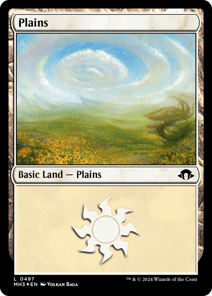 Plains (0497) (Ripple Foil) [Modern Horizons 3] | Good Games Morley
