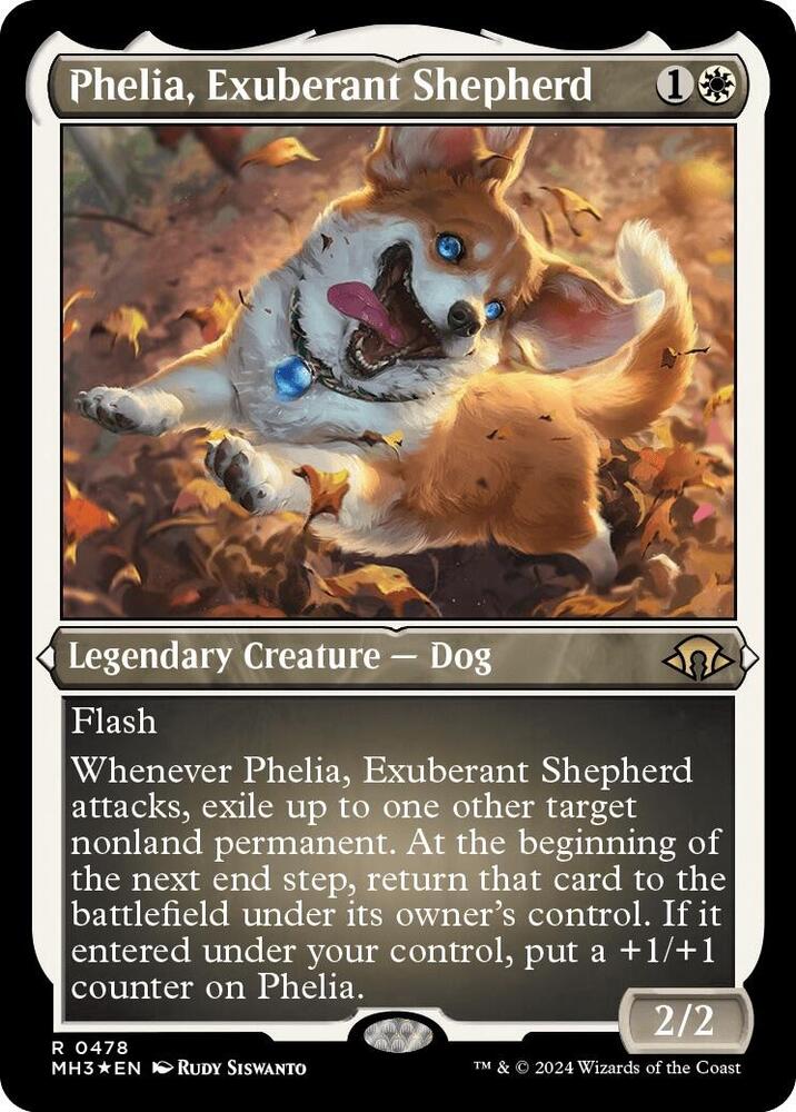 Phelia, Exuberant Shepherd 478 (Modern Horizons 3)  - Etched Foil | Good Games Morley