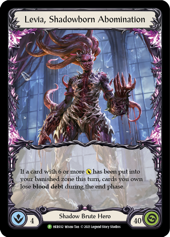 Levia, Shadowborn Abomination [HER032] (Promo)  Cold Foil | Good Games Morley
