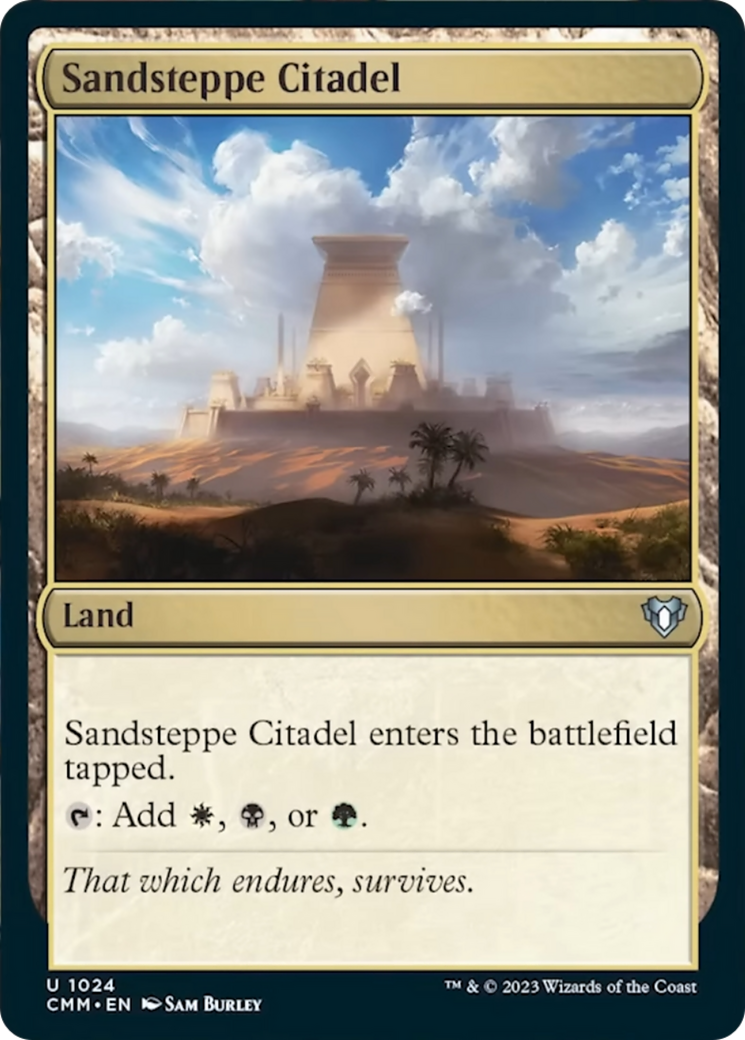 Sandsteppe Citadel [Commander Masters] | Good Games Morley