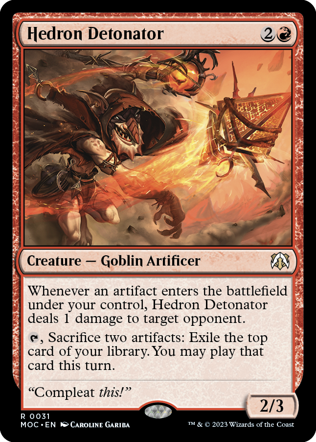 Hedron Detonator [March of the Machine Commander] | Good Games Morley