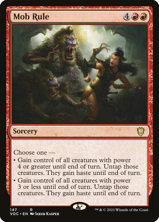 Mob Rule 147/38 (Commander: Innistrad: Crimson Vow)  | Good Games Morley