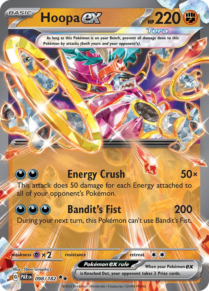 Hoopa ex 098/182 (SV04: Paradox Rift)  - Holofoil | Good Games Morley