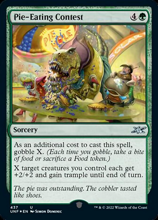 Pie-Eating Contest (Galaxy Foil) [Unfinity] | Good Games Morley